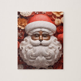 Black Santa Melanin jul Kung Bruh Saint Nick Pussel