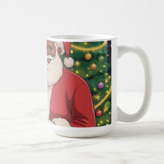 Black Santa & Mrs. Claus Christmas Mug Kaffemugg