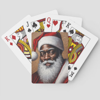 Black Santa Playing Cards | Poker, Spades Cards Casinokort
