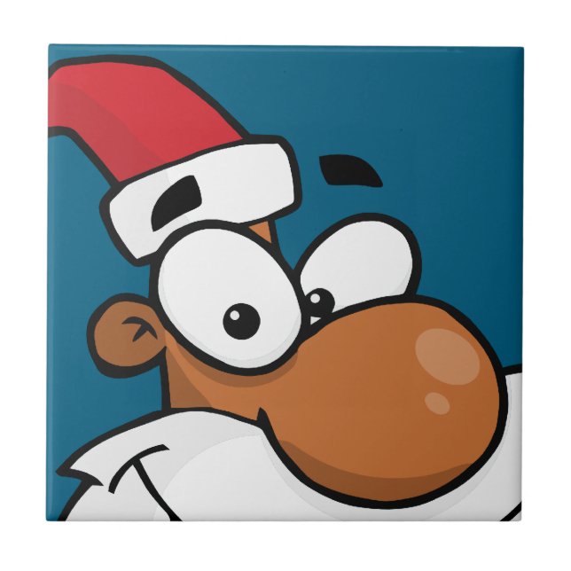 Black Santa Skapar sin högstbjudande lista Kakelplatta (Framsidan)