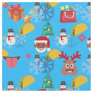 Black Santa taco christmas-tyg Tyg