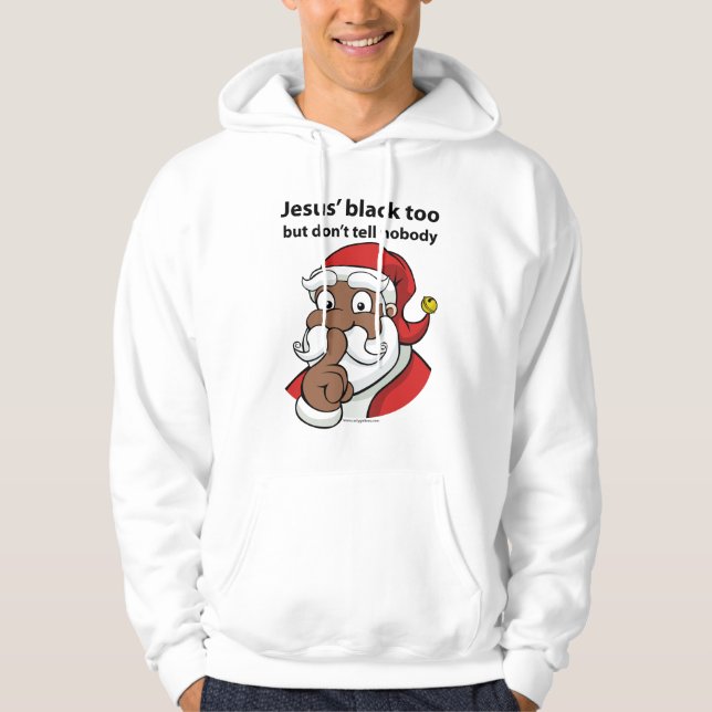 Black Santa's Secret - Hoodie (Framsida)