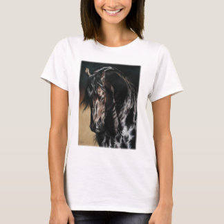Black Satin T Shirt