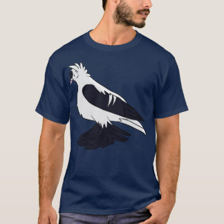 Black Saxon Fairy Swallow Pigeon T Shirt