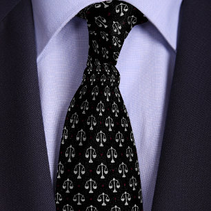 Black Scales of Justice Lawyer Slips