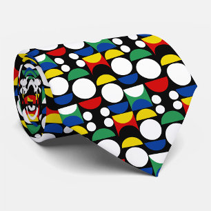 Black Scandinavian Bauhaus Mid-Century Mönster Slips