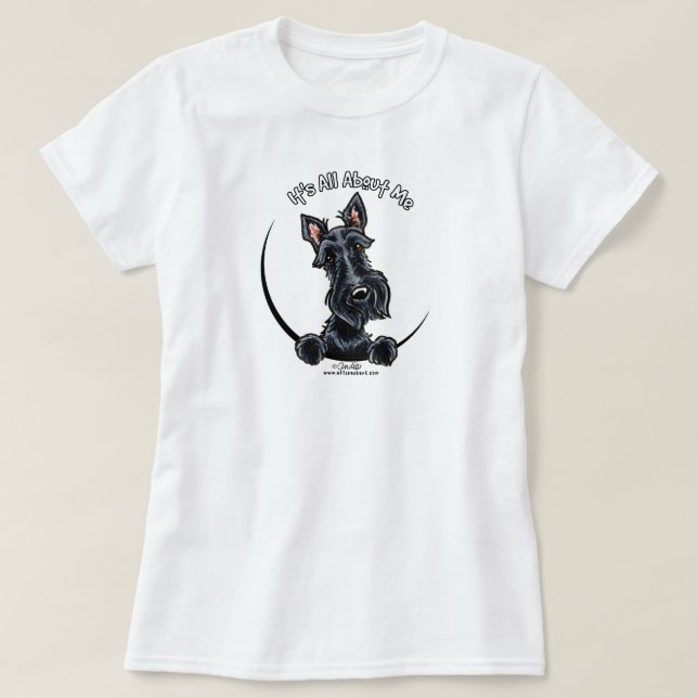 Black Scottie IAAM Tee Shirt (Design framsida)