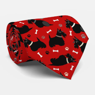 Black Scottish Terrier Tass och Bones Slips