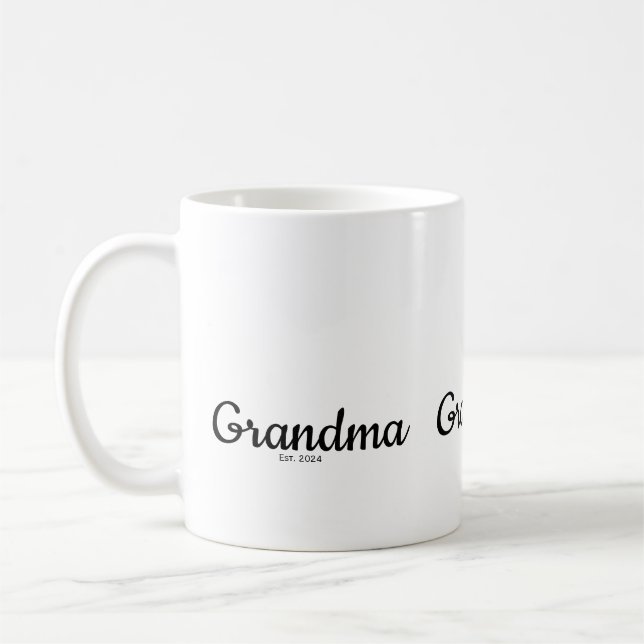 Black Script Established Grandma Kaffemugg (Vänster)