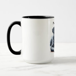 Black Seal Bulldog Coffee Mugg Kopp