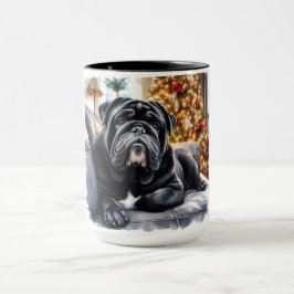 Black Seal Bulldog Julkaffe Mugg Kopp