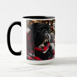 Black Seal Bulldog Julkaffe Mugg Kopp