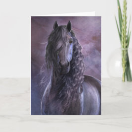 Black Shadow Notecard Kort