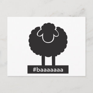 Black Sheep #baaaaa Vykort
