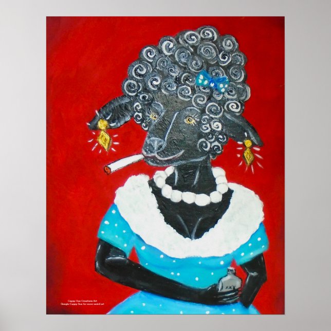 Black Sheep Betty by Cappy Sue Creations Poster (Framsidan)