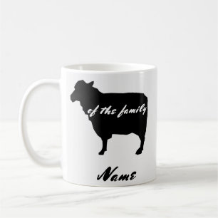 "Black Sheep of the Family"-Anpassadet Kaffemugg