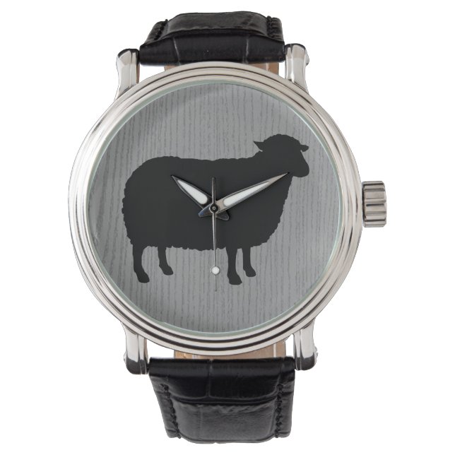 Black Sheep Silhouette Armbandsur (Framsida)