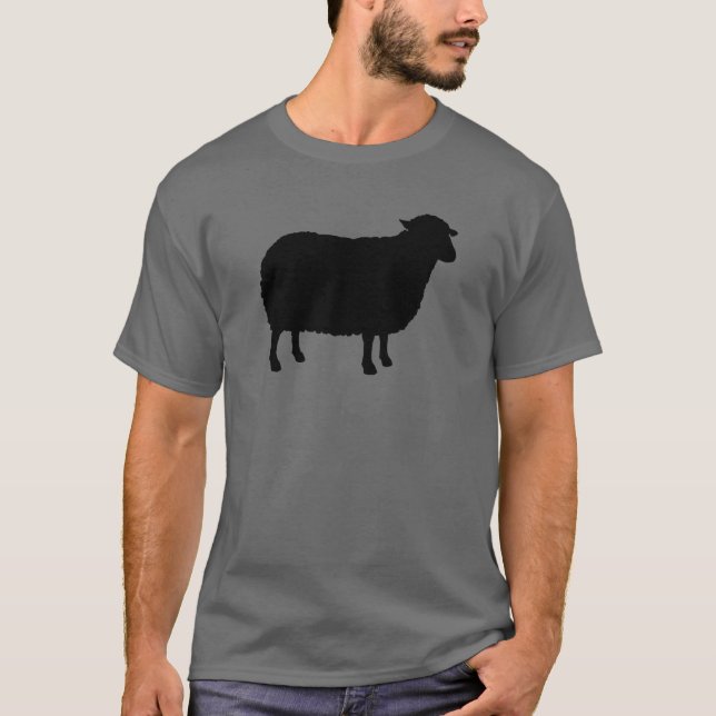 Black Sheep Silhouette T-shirt (Framsida)