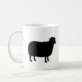 Black Sheep Silhouettes Kaffemugg