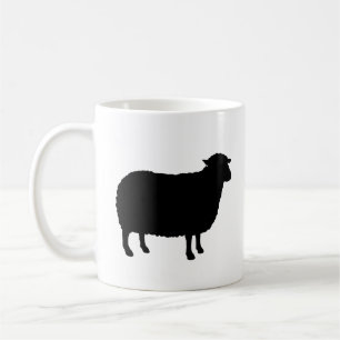 Black Sheep Silhouettes Kaffemugg