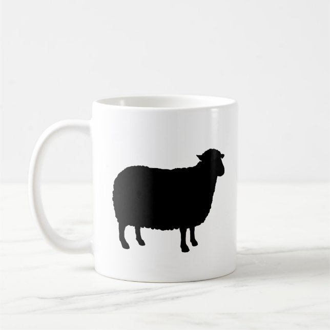 Black Sheep Silhouettes Kaffemugg (Vänster)
