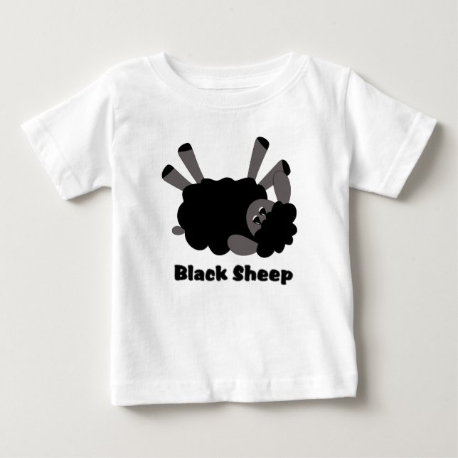 Black Sheep Småbarn Shirt Tröja (Framsida)
