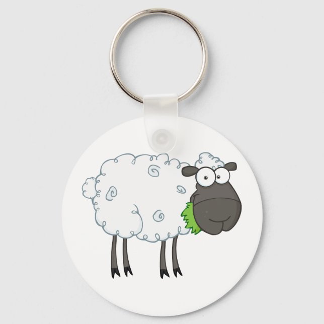 Black Sheep Tecknade figurer Nyckelring (Framsida)