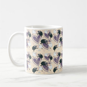 Black Sheep White Sheep Kärlek Kaffemugg