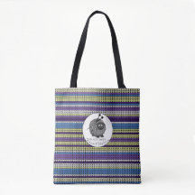 Black Sheep Yarns & Woolies Sticka Print Tote