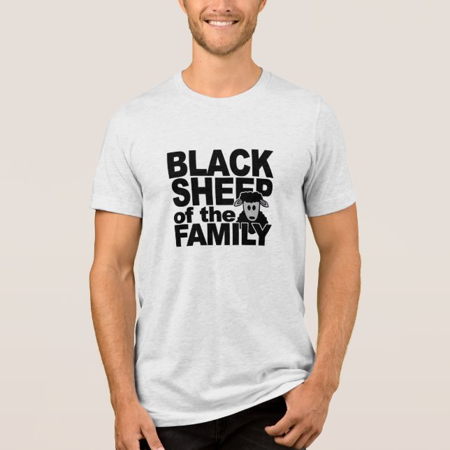 BLACK SHEET-shirt - välj stil & färg T-shirt I Triblend-tyg (Framsida)