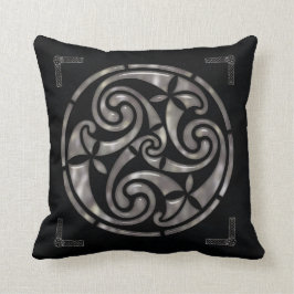 Black & Silver Celtic DECOR Kudde
