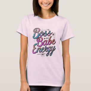 Black & Silver Chef Babe Shirt T