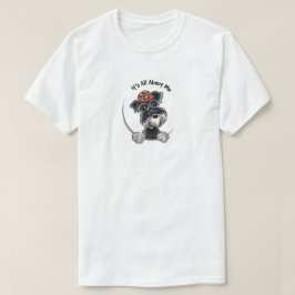 Black Silver Schnauzer allt om mig T Shirt