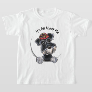 Black Silver Schnauzer IAAM Tee