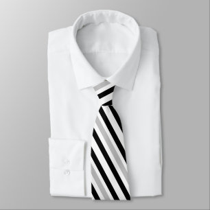 Black Silver White Geometric Rand Slips