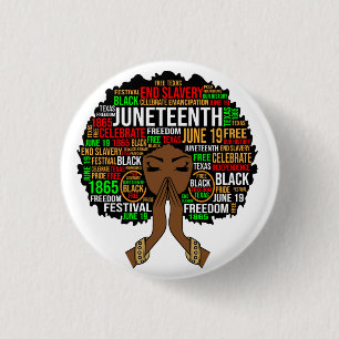 Black Sista al Melanin Woman Junetetionde Queen Knapp