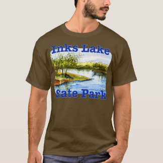 Bläck Sjö nationalpark Texas T Shirt