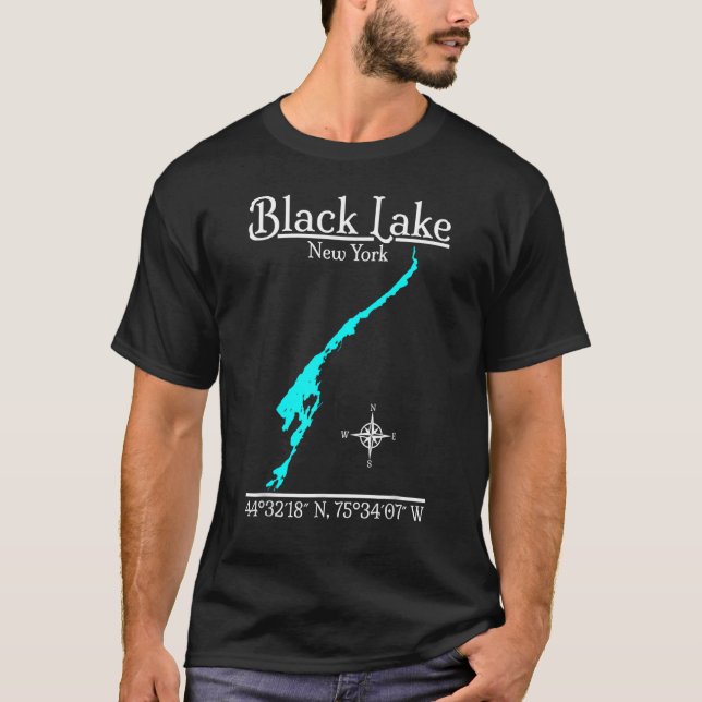 Black Sjö New York T Shirt (Framsida)