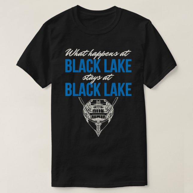 Black Sjö Sjö Life Pullover T Shirt (Design framsida)