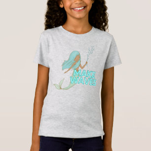 Black Sjöjungfru Kids T-Shirt