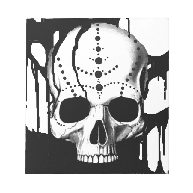 Black Skull Anteckningsblock (Framsida)