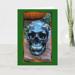 Black Skull Halloween-kort Kort