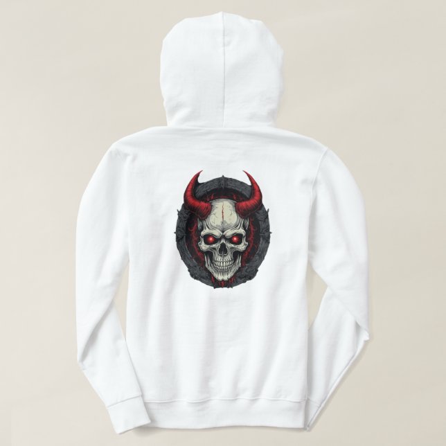 Black Skull Hoodie (Design baksida)