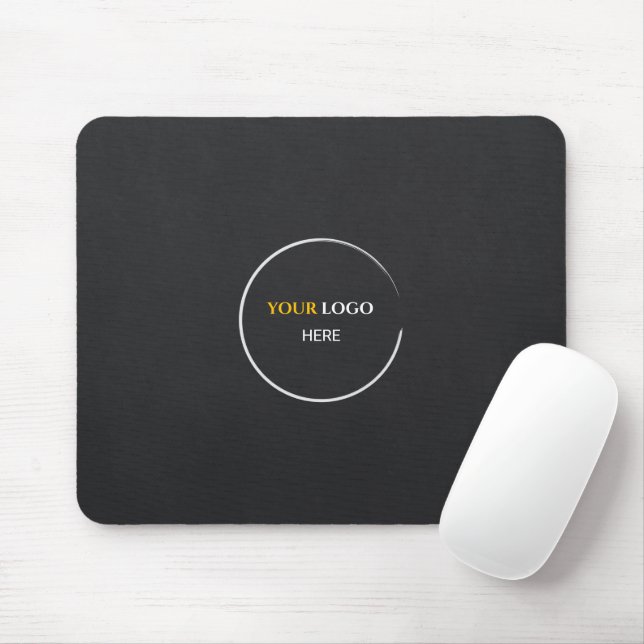 Black Slate Mousepad Musmatta (Med mus)