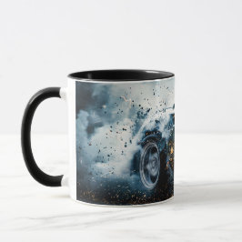 Black Sleek Drives Sports Car Automobile Mugg