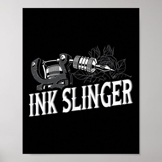 Bläck Slinger - Tattoartist Poster (Framsidan)