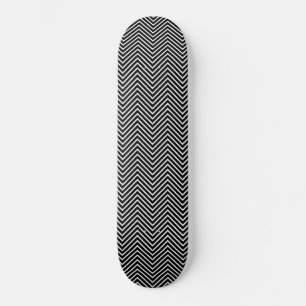 Black Smala Chevron Mini Skateboard Bräda 18,5 Cm