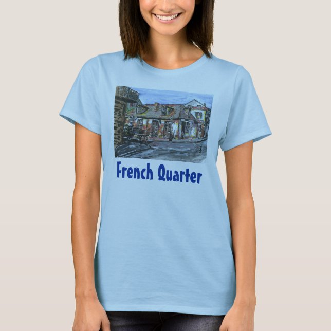 Black Smith Shop, New Orleans, Fransk Quarter T-shirt (Framsida)