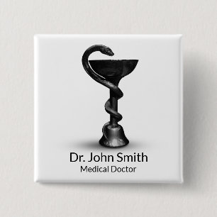 Black Snake Medical Bowl Hygieia White Caduceus Knapp