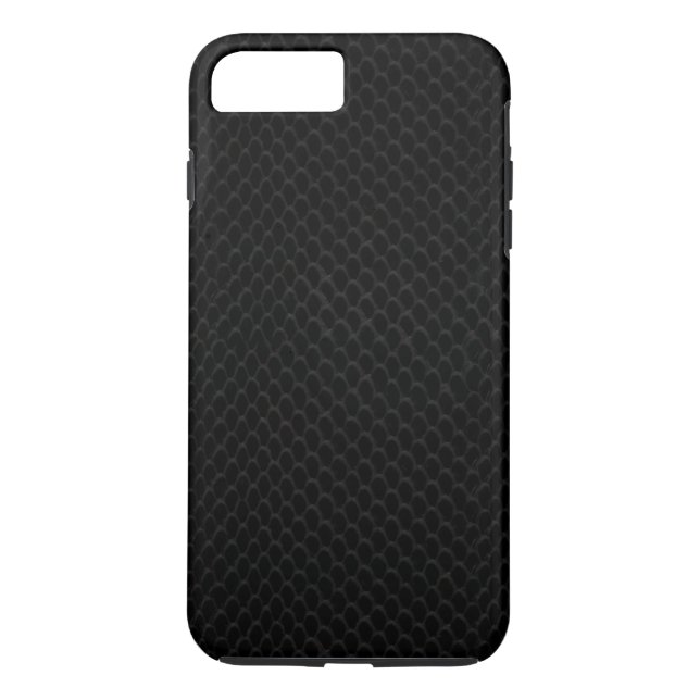 Black Snake Skin Case-Mate iPhone Skal (Baksida)